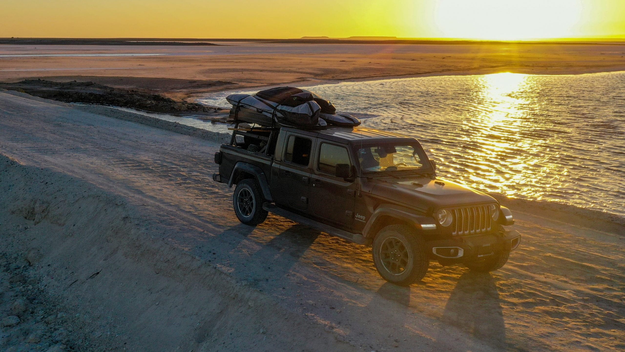 Jeep Gladiator Camper designed for touring and camping in Baja Overlander