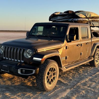 Gladiator Camper in action, perfect for exploring Baja California