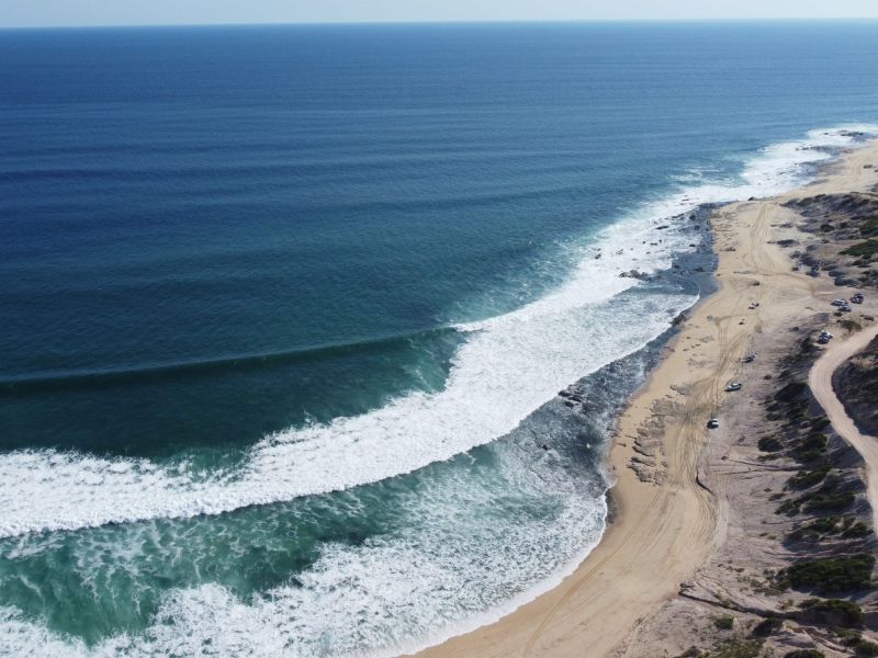 Trail photo for the overland expedition in Baja California.